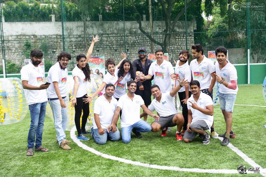 Kerintha-Movie-Team-At-Bubble-Soccer-Event